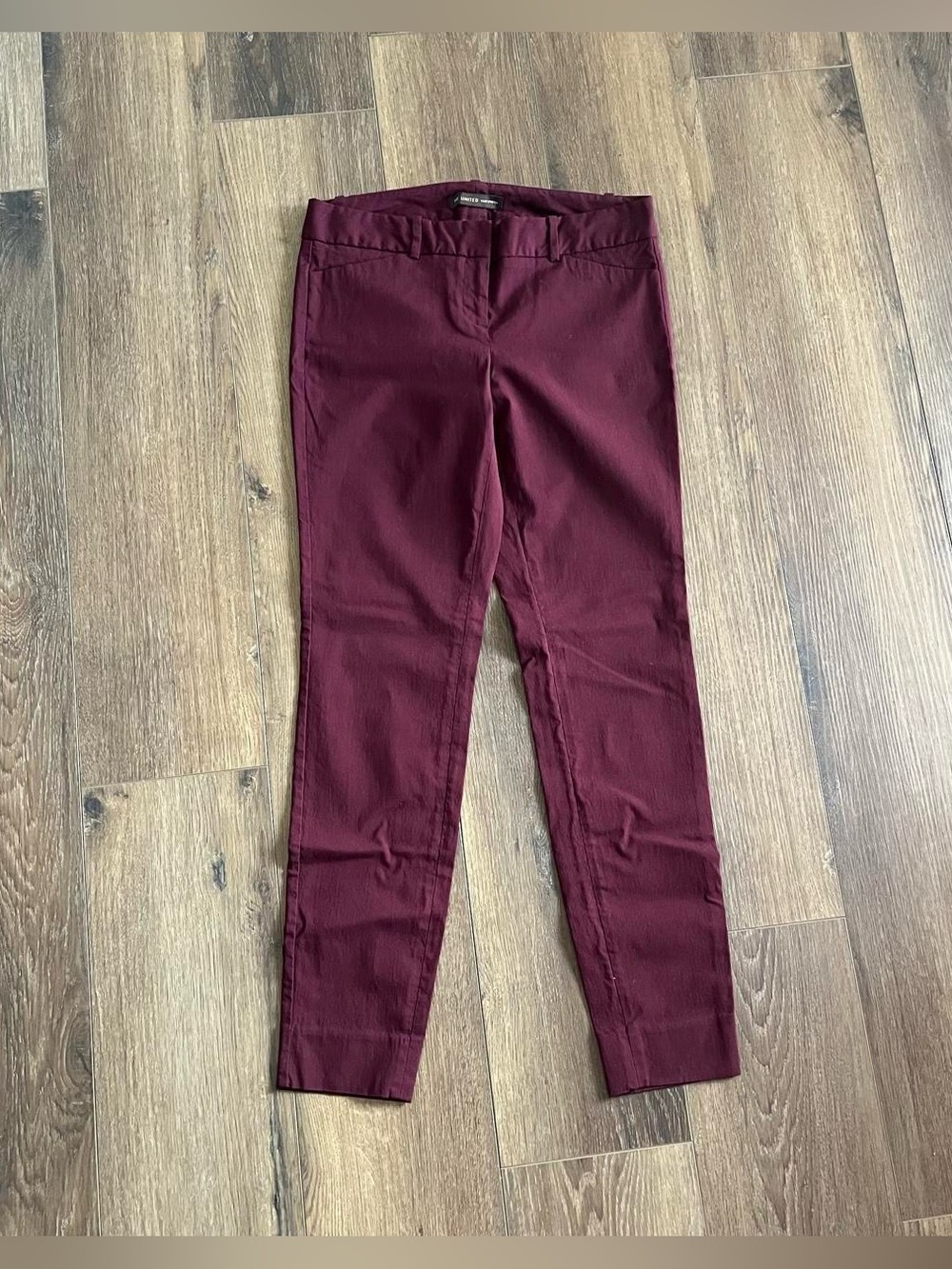 Burgundy Wine Red Purple The Limited Trousers